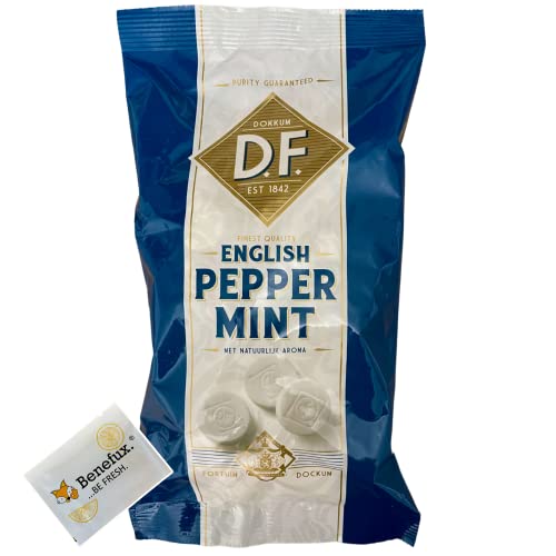 DF Pepermunt Peppermint Pfefferminztabletten 450g + Benefux. Erfrischungstuch 450 g von Benefux.