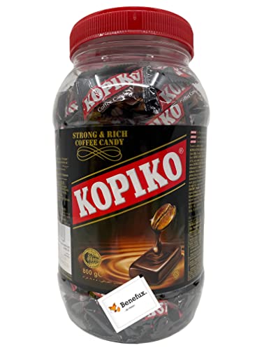 Kopiko Coffee Candy Kaffeebonbons in Dose + Benefux. Erfrischungstuch 800g von Benefux.