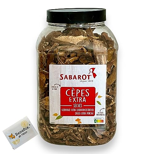 Sabarot Cèpes Extra Steinpilze 500g + Benefux. Erfrischungstuch von Benefux.