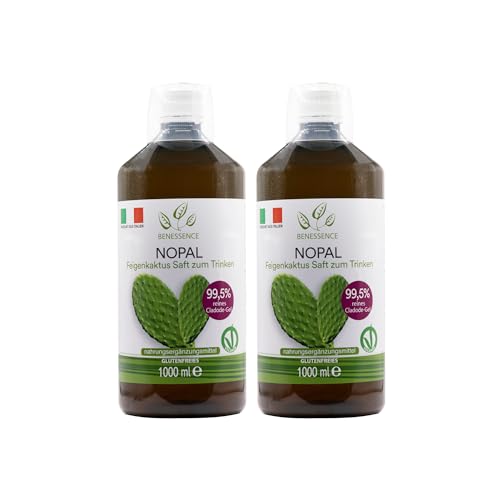Benessence - Nopal – Kaktusfeigensaft zum Trinken mit 99,5% - 2L Benessence - Nopal – Kaktusfeigensaft zum Trinken mit 99,5% - 2L von Benessence