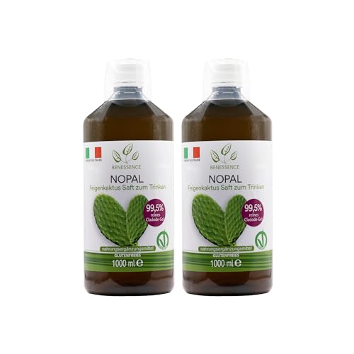 Benessence - Nopal – Kaktusfeigensaft zum Trinken mit 99,5% - 2L von Benessence