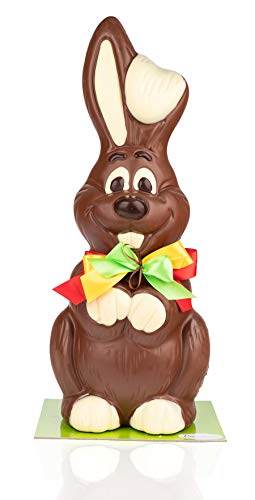 Schoko Osterhase XXL 3,6kg Vollmilch Schokolade - 66cm groß - Deutsche Handarbeit ideal als Ostergeschenk - Schokohase aus der Schokoladen-Manufaktur Bengelmann Schoko Osterhase XXL 3,6kg Vollmilch Schokolade - 66cm groß - Deutsche Handarbeit ideal als Ostergeschenk - Schokohase aus der Schokoladen-Manufaktur Bengelmann von Bengelmann