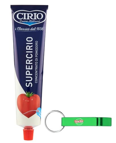 12er-Pack Cirio Concentrato Di Pomodoro,Tomatenkonzentrat,100% Italienische Tomaten,130g Tube + Beni Culinari Kostenloser Schlüsselanhänger von Beni Culinari