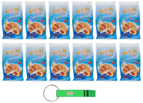12er-Pack Divella Croissant alla Ciliegia,Croissants mit Kirschfüllung ,270g Packung,Jede Packung enthält 6 Croissants + Beni Culinari Kostenloser Schlüsselanhänger 12er-Pack Divella Croissant alla Ciliegia,Croissants mit Kirschfüllung ,270g Packung,Jede Packung enthält 6 Croissants + Beni Culinari Kostenloser Schlüsselanhänger von Beni Culinari