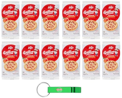 12er-Pack Lago Gastone Crostatina all'Albicocca,Aprikosentarte,240g Packung,Jede Packung enthält 6 Snacks à 40g + Beni Culinari Kostenloser Schlüsselanhänger 12er-Pack Lago Gastone Crostatina all'Albicocca,Aprikosentarte,240g Packung,Jede Packung enthält 6 Snacks à 40g + Beni Culinari Kostenloser Schlüsselanhänger von Beni Culinari