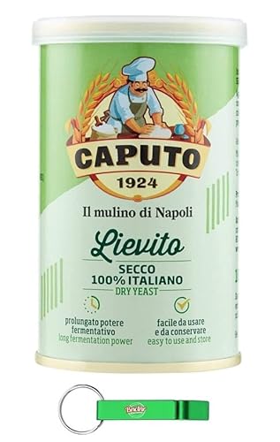 12x Mulino Caputo Lievito Secco - 100% Italienische Trockenhefe 100g + Beni Culinari Kostenloser Schlüsselanhänger 12x Mulino Caputo Lievito Secco - 100% Italienische Trockenhefe 100g + Beni Culinari Kostenloser Schlüsselanhänger von Beni Culinari