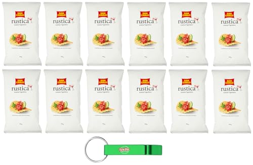 12x San Carlo Patatine Rustica,Kartoffelchips Chips,300g Beutel + Beni Culinari Kostenloser Schlüsselanhänger 12x San Carlo Patatine Rustica,Kartoffelchips Chips,300g Beutel + Beni Culinari Kostenloser Schlüsselanhänger von Beni Culinari