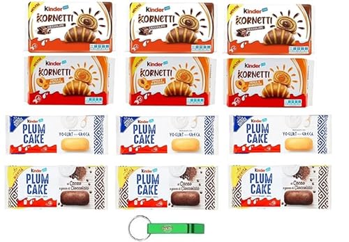 12x Testpaket Kinder neu Kuchen Kornetti Kakao und Apikose Plum cake kakao and Yougurt + Beni Culinari Kostenloser Schlüsselanhänger 12x Testpaket Kinder neu Kuchen Kornetti Kakao und Apikose Plum cake kakao and Yougurt + Beni Culinari Kostenloser Schlüsselanhänger von Beni Culinari