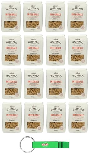 16er-Pack Rummo Pasta Mista Integrale N°74,Vollkornnudeln Nudeln Vollkorn Italienische Pasta 500g + Beni Culinari Kostenloser Schlüsselanhänger 16er-Pack Rummo Pasta Mista Integrale N°74,Vollkornnudeln Nudeln Vollkorn Italienische Pasta 500g + Beni Culinari Kostenloser Schlüsselanhänger von Beni Culinari