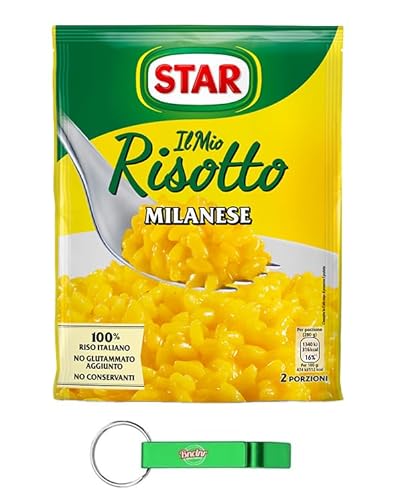 20x Star Il Mio Risotto Milanese - Cremiges Reis mit Safran 100% italienisch Fertiggerichte 175g + Beni Culinari Kostenloser Schlüsselanhänger 20x Star Il Mio Risotto Milanese - Cremiges Reis mit Safran 100% italienisch Fertiggerichte 175g + Beni Culinari Kostenloser Schlüsselanhänger von Beni Culinari