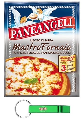 25x Paneangeli Lievito di Birra Mastro Fornaio - Bierhefe - Vielseitig einsetzbare dehydrierte Hefe für herzhafte und süße Speisen - 3 Beutel à 7g 25x Paneangeli Lievito di Birra Mastro Fornaio - Bierhefe - Vielseitig einsetzbare dehydrierte Hefe für herzhafte und süße Speisen - 3 Beutel à 7g von Beni Culinari