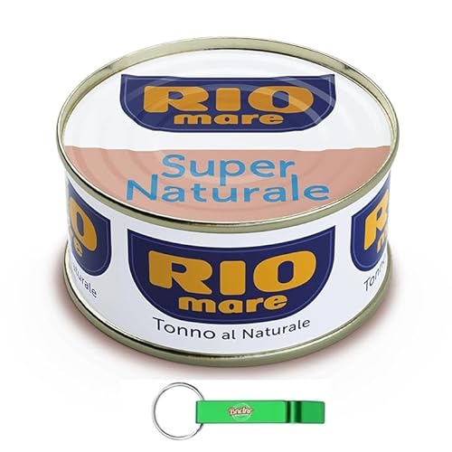 30er-Pack Rio Mare Thunfisch Tonno Super Naturale,Thunfisch Super Natürlich,56g Dose + Beni Culinari Kostenloser Schlüsselanhänger von Beni Culinari
