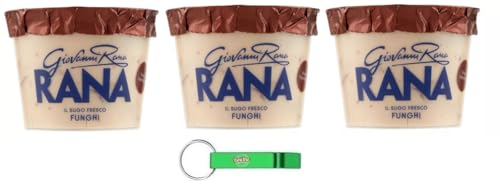 3x Giovanni Rana Sugo Fresco Funghi,Frische Pilzsauce Pesto 180g + Beni Culinari Kostenloser Schlüsselanhänger 3x Giovanni Rana Sugo Fresco Funghi,Frische Pilzsauce Pesto 180g + Beni Culinari Kostenloser Schlüsselanhänger von Beni Culinari
