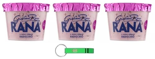 3x Giovanni Rana Sugo Fresco Radicchio,Frische Radicchio-Pesto Sauce 180g + Beni Culinari Kostenloser Schlüsselanhänger 3x Giovanni Rana Sugo Fresco Radicchio,Frische Radicchio-Pesto Sauce 180g + Beni Culinari Kostenloser Schlüsselanhänger von Beni Culinari