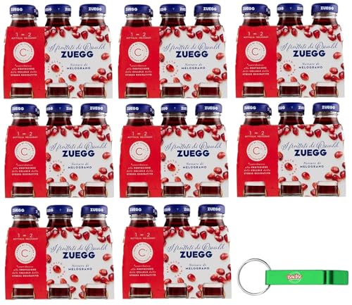 48er-Pack Zuegg Nettare di Melograno,Granatapfelnektar,Granatapfel Fruchtsaft,Erfrischendes alkoholfreies Getränk,125ml Einweg-Glasflasche + Beni Culinari Kostenloser Schlüsselanhänger 48er-Pack Zuegg Nettare di Melograno,Granatapfelnektar,Granatapfel Fruchtsaft,Erfrischendes alkoholfreies Getränk,125ml Einweg-Glasflasche + Beni Culinari Kostenloser Schlüsselanhänger von Beni Culinari