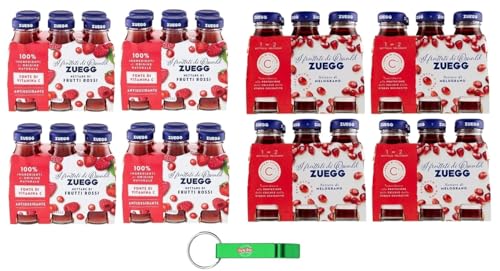 48x Zuegg Testpaket Frutti Rossi + Melograno,Granatapfel Fruchtsaft + Roter Fruchtsaft,Erfrischendes alkoholfreies Getränk,125ml Einweg-Glasflasche + Beni Culinari Kostenloser Schlüsselanhänger 48x Zuegg Testpaket Frutti Rossi + Melograno,Granatapfel Fruchtsaft + Roter Fruchtsaft,Erfrischendes alkoholfreies Getränk,125ml Einweg-Glasflasche + Beni Culinari Kostenloser Schlüsselanhänger von Beni Culinari