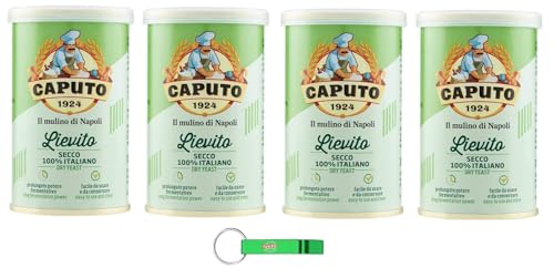 4x Mulino Caputo Lievito Secco - 100% Italienische Trockenhefe 100g + Beni Culinari Kostenloser Schlüsselanhänger 4x Mulino Caputo Lievito Secco - 100% Italienische Trockenhefe 100g + Beni Culinari Kostenloser Schlüsselanhänger von Beni Culinari