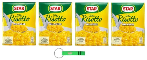 4x Star Il Mio Risotto Milanese - Cremiges Reis mit Safran 100% italienisch Fertiggerichte 175g + Beni Culinari Kostenloser Schlüsselanhänger 4x Star Il Mio Risotto Milanese - Cremiges Reis mit Safran 100% italienisch Fertiggerichte 175g + Beni Culinari Kostenloser Schlüsselanhänger von Beni Culinari