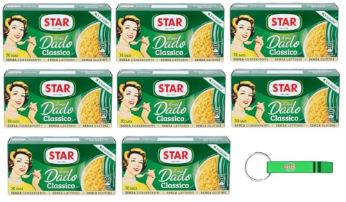8er-Pack Star Il Mio Dado Classico,Brühwürfel Brühe,Kartons mit 30 Würfeln + Beni Culinari Kostenloser Schlüsselanhänger 8er-Pack Star Il Mio Dado Classico,Brühwürfel Brühe,Kartons mit 30 Würfeln + Beni Culinari Kostenloser Schlüsselanhänger von Beni Culinari