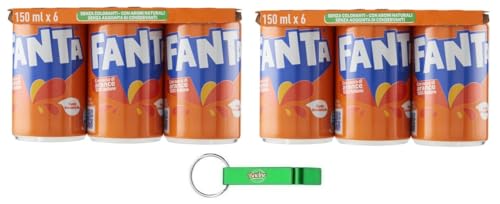 Fanta Original, Orange Kohlensäurehaltiges Erfrischungsgetränk mit 100% italienischem Orangensaft - 12 Einweg Mini-Dosen à 150ml + Kostenloser Beni Culinari Schlüsselanhänger Fanta Original, Orange Kohlensäurehaltiges Erfrischungsgetränk mit 100% italienischem Orangensaft - 12 Einweg Mini-Dosen à 150ml + Kostenloser Beni Culinari Schlüsselanhänger von Beni Culinari