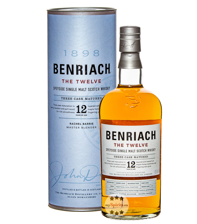 Benriach 12 Jahre Single Malt Whisky (46 % Vol., 0,7 Liter) von Benriach Distillery