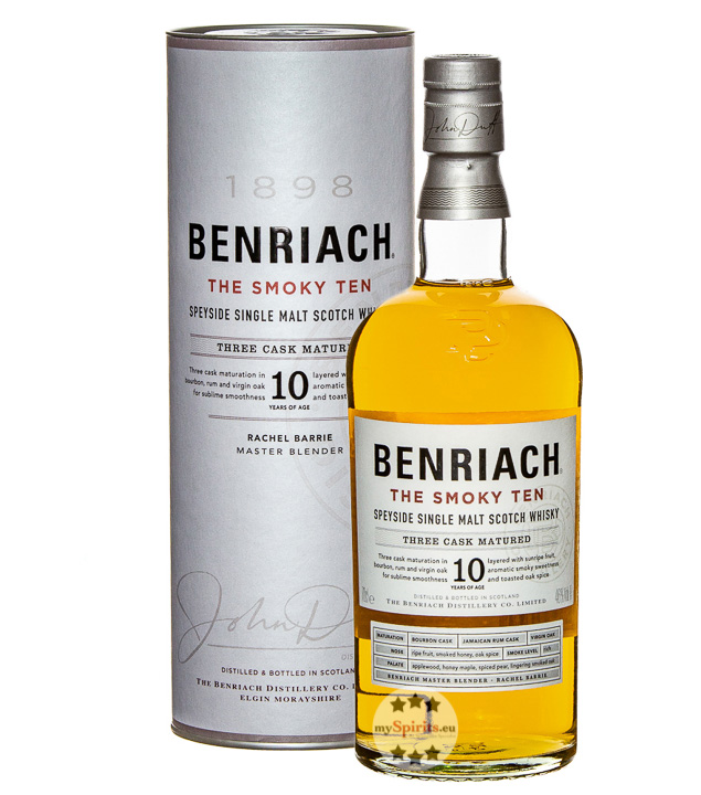 Benriach The Smoky Ten Single Malt Whisky (46 % Vol., 0,7 Liter) von Benriach Distillery