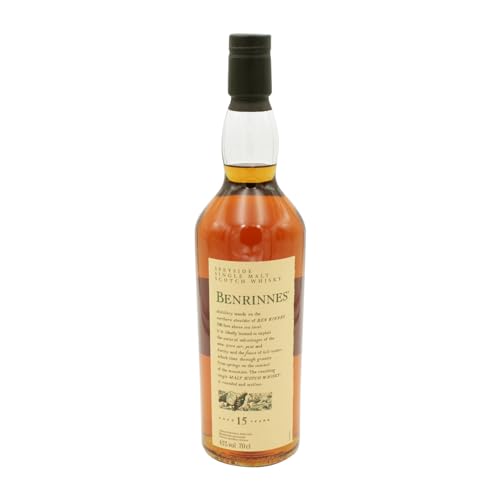 Benrinnes 15 Jahre | Single Malt Scotch Whisky | Flora & Fauna Kollektion | Limitierte Abfüllung | Raritätensammlung | handgefertigt in der schottischen Speyside | 43% vol | 700ml Einzelflasche | von Benrinnes