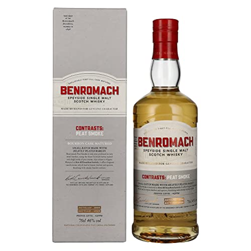 Benromach PEAT SMOKE Speyside Single Malt Scotch Whisky Whisky (1 x 0.7 l) von Benromach
