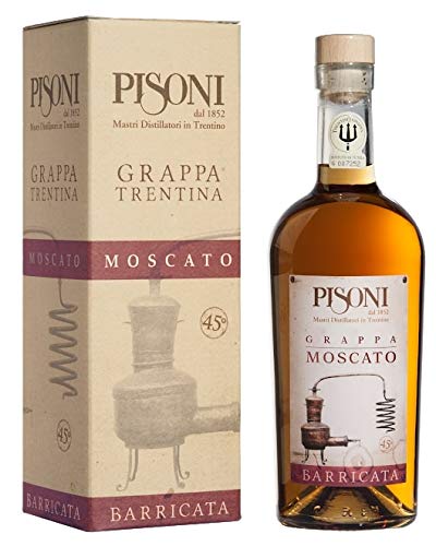 Grappa"Barricata di Moscato" 70 cl 45% - PISONI von Distilleria Pisoni