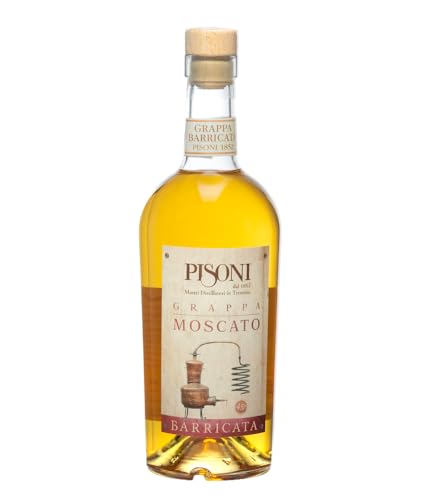 Grappa"Barricata di Moscato" 70 cl 45% - PISONI Grappa"Barricata di Moscato" 70 cl 45% - PISONI von Distilleria Pisoni