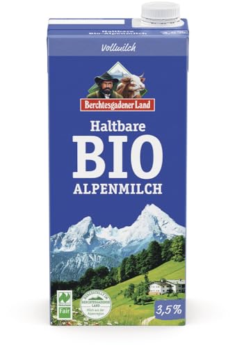 BGL Haltbare Bio-Alpenmilch 3,5% Fett 18 x 1 l von Berchtesgadener Land