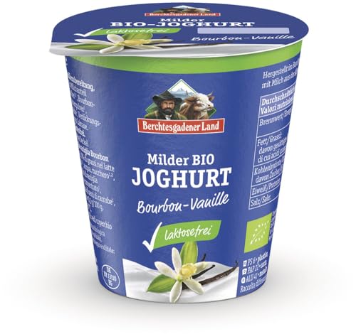 BGL Bio-Fruchtjoghurt Vanille L- 3,9% Fett 6 x 150 gr von Berchtesgadener Land