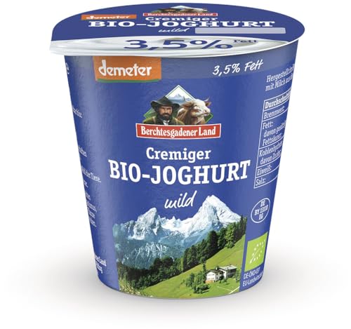 Berchtesgadener Land BGL Cremiger Bio-Naturjoghurt 3,5% Fett (6 x 150 gr) von Berchtesgadener Land