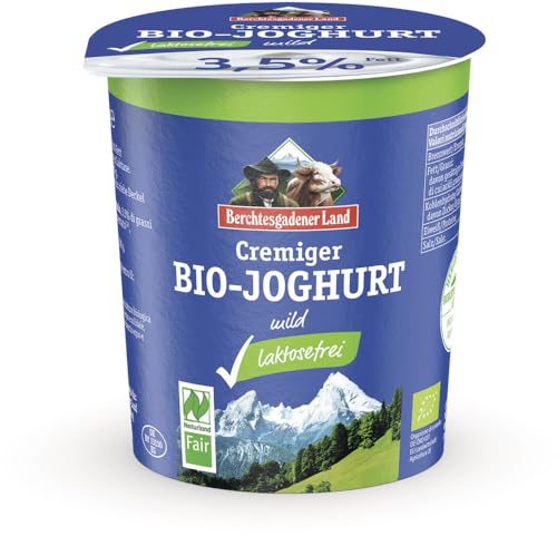 Berchtesgadener Land BGL Cremiger Bio-Naturjoghurt L- 3,5% Fett (6 x 400 gr) von Berchtesgadener Land