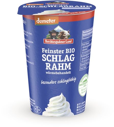 Berchtesgadener Land BGL Feinster Bio-Schlagrahm Demeter mind. 32% Fett (6 x 200 gr) von Berchtesgadener Land