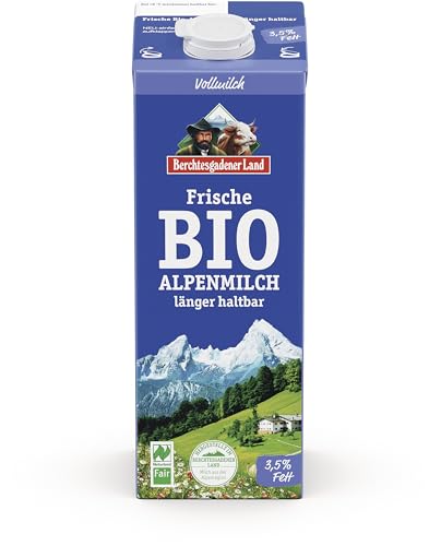 Berchtesgadener Land BGL Frische Bio-Alpenmilch ESL 3,5% Fett (6 x 1 l) von Berchtesgadener Land