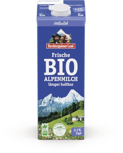 Berchtesgadener Land BGL Frische Bio-Alpenmilch ESL 3,5% Fett (6 x 1 l) von Berchtesgadener Land