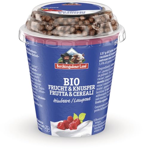 BGL Bio-Frucht& Knusper Himbeere mind. 3,9% Fett 6 x 150 gr von Berchtesgadener Land