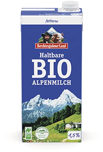 Berchtesgadener Land BGL Haltbare Bio-Alpenmilch 1,5% Fett (2 x 1 l) von Berchtesgadener Land