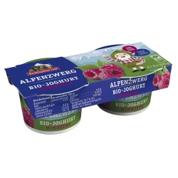 Joghurt Alpenzwerg mit Himbeere von Berchtesgadener Land