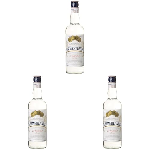 Aquavit - silber - 1 x 0,7l-Fl. 38% vol. (Packung mit 3) von Berentzen