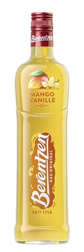 Berentzen | Mango-Vanille | Exotisch-süße Mango trifft auf cremige Vanille und feinen Weizenkorn | Ideal gekühlt pur oder in tropischen Drinks | 0,7L | 16% Vol. Berentzen | Mango-Vanille | Exotisch-süße Mango trifft auf cremige Vanille und feinen Weizenkorn | Ideal gekühlt pur oder in tropischen Drinks | 0,7L | 16% Vol. von Berentzen