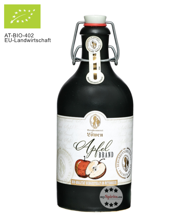 Löwen Apfelbrand Bio (40 % vol, 0,5 Liter) von Bergbrennerei Löwen