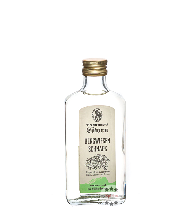 Löwen Bergwiesen Schnaps  (40 % vol, 0,2 Liter) von Bergbrennerei Löwen