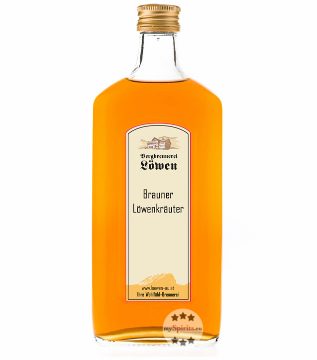 Löwen Brauner Löwen Kräuter (32% Vol., 0,5 Liter) von Bergbrennerei Löwen