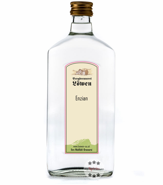 Löwen Enzian Geist (42 % Vol., 0,5 Liter) von Bergbrennerei Löwen