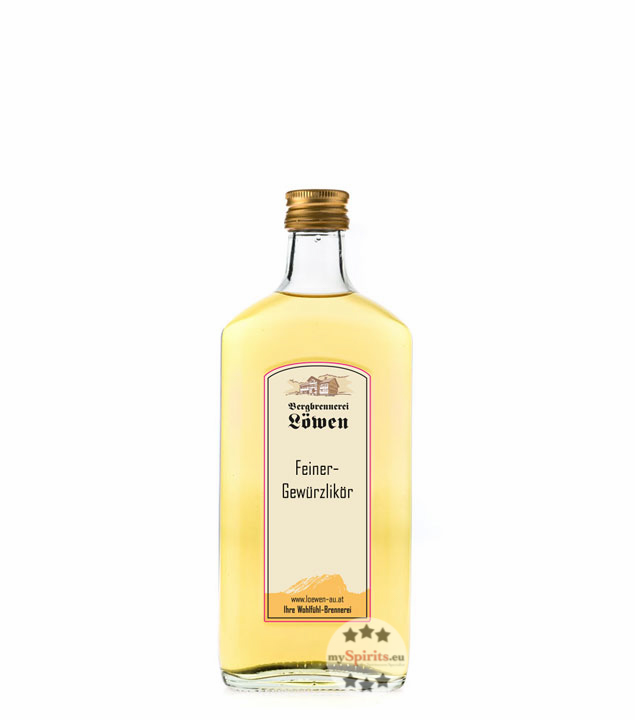 Löwen Feiner Gewürzlikör  (30% Vol., 0,2 Liter) von Bergbrennerei Löwen