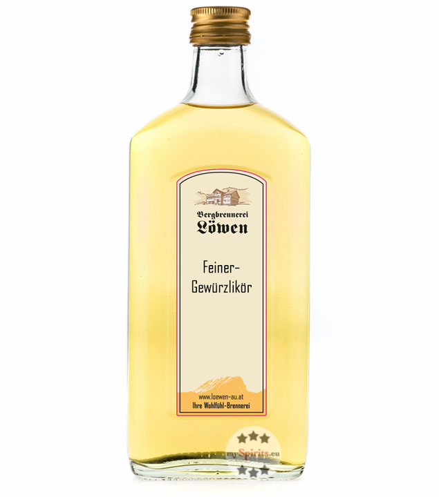 Löwen Feiner Gewürzlikör (30% Vol., 0,5 Liter) von Bergbrennerei Löwen