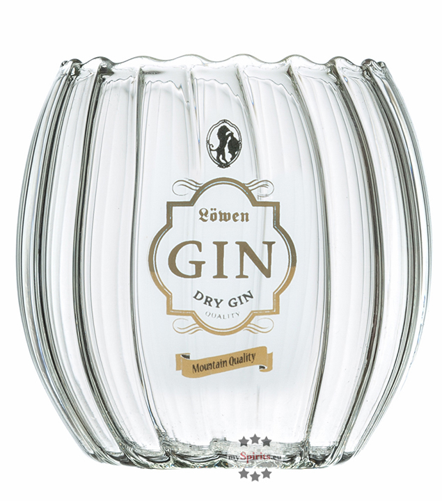 Löwen Gin Glas von Bergbrennerei Löwen