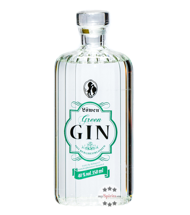 Löwen Green Gin  (40 % vol., 0,35 Liter) von Bergbrennerei Löwen